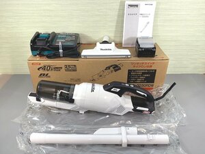 ＜未使用品＞Makita 充電式クリーナー CL003GRDW 白 付属品：箱・取説・充電器・バッテリー（10424012101406IK）