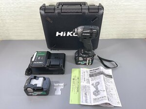 ◇未使用品◇HiKOKI　コードレスインパクトドライバー　WH18DDL2（2LXPK）　ストロングブラック（12224011601173US）