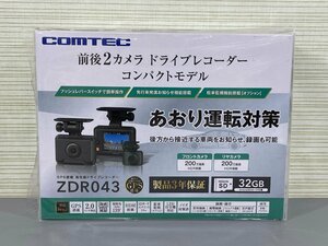 ▽未開封品▽ コムテック　 前後2カメラ ドライブレコーダー コンパクトモデル ZDR043　(50224012901698NM)