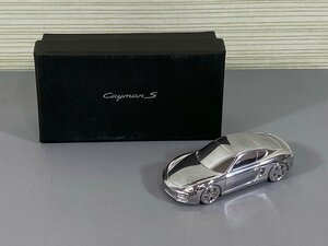 ＜中古品＞ポルシェ ミニカー ケイマンS PORSCHE CaymanS Limited EDITION ペーパーウエイト（60424021402713SM）