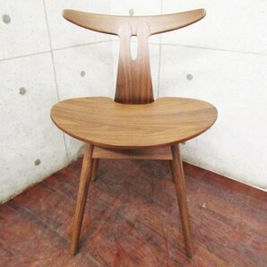 ■新品/未使用品/STELLAR WORKS/高級/FLYMEe取扱い/Antler Chair/アントラーチェア/Vilhelm Wohlert/ウォールナット材/101,200円/ft8576mの画像3