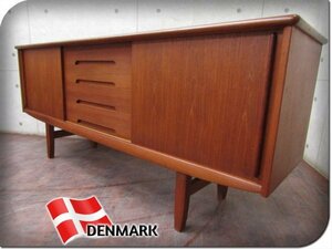 ■美品■Denmark/デンマーク■北欧デンマーク■ヴィンテージ■チーク材■1960's■サイドボード■ft8778k