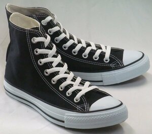 送料無料 CONVERSE CANVAS ALL STAR HI ブラック 27.5cm コンバース キャンバス オールスター ハイカット スニーカー 定番 人気No.１カラー