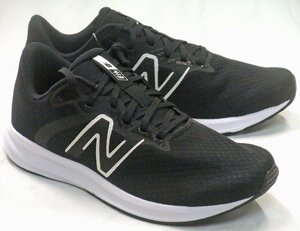 送料無料 new balance ニューバランス W413 LB2 ランニングシューズ ブラック/ホワイト 25.0cm 軽量 フィットネスラン ウォーキング