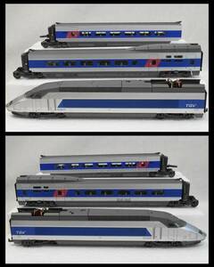 T5A003 TGV アトランティック 6両 シルバー 青