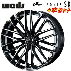 LEONIS SK 17インチ 17x7.0J 5/100 +47 PBMC パールブラックミラーカット