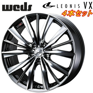 LEONIS VX 18インチ 18x7.0J 5/114.3 +47 BMCMC ブラックメタルコートミラーカット