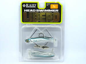 新品未使用！ レイドジャパン 【 ヘッドスイマーリベロ 7g 】 1　RAID JAPAN HEAD SWIMMER LIBERO 