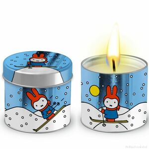  Miffy [ свеча * чай свет ]miffy... .. ... Chan в жестяной банке * Голландия производства low sok * зима снег. день Рождество bruna 