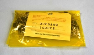  Japan Inter. diode [30PDA40]100ps.@ unused goods ④