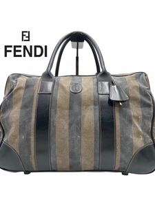 Fendi Brown Brown Boston Bag Pecan's Men's Ladies Fashionable