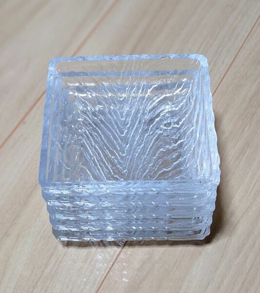 ガラス製の角皿　5枚