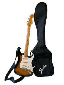 FENDER フェンダー エレキギター フェンダージャパン STORATOCASTER ストラトキャスター ST57-55 ソフトケース付 中古品