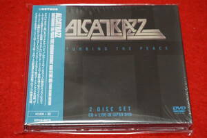 レア！【新品 CD+DVD】 ALCATRAZZ / Turbing The Peace Feat Graham Bonet & Steve Vai 2Disk Deluxe Edition 