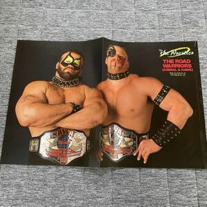 ザ・ロード・ウォリアーズ ピンナップ AWA タッグ チャンピオン ベルト ポスター 全日本 新日本 プロレス THE ROAD WARRIORS