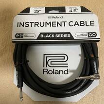 Roland ローランド INSTRUMENT CABLE BLACK SIREIS 4.5m BOSS ケーブル_画像1
