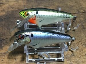 bagley's/Small-Fry-SHAD/約65㎜/SH4・CS4/美品含む2点セット/バグリー/スモールフライシャッド