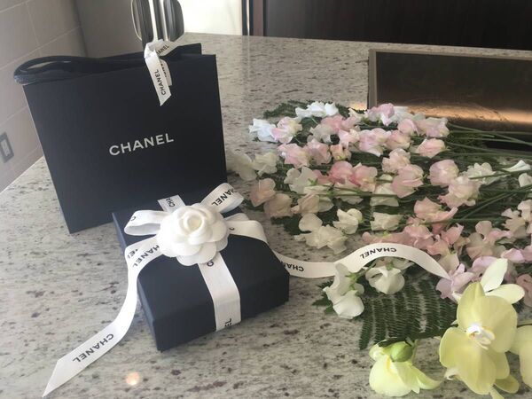 ★CHANEL★空箱・ソフトケース・ショップ袋セット★カメリア・リボン付(2)★送料込★