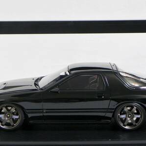 IG 1025 1/18 マツダ サバンナ RX-7 FC3S ブラック イグニッションモデル RAYS TE37 RECARO GTウイング Mazda Savanna RX-7 (FC3S) Blackの画像8