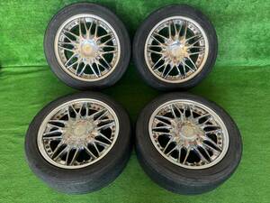 SUPER STAR スーパー スター 18インチ 235/50R18 18X8.0 +44 5H/PCD114.3 ホイール 4本 セット。。