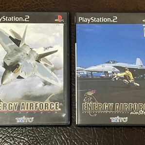 ★ 送料無料 PS2 3Dシューティング ★ エナジーエアフォース 無印 + エイムストライク! ENERGY AIRFORCE aim Strike 動作確認済 説明書付き