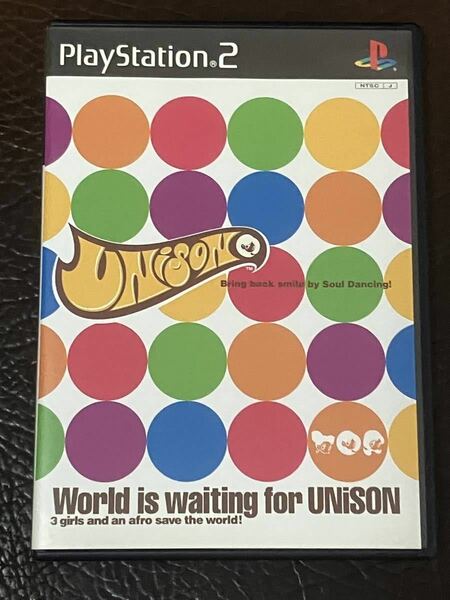 ★ 送料無料 PS2 リズムアクション ★ ユニゾン UNiSON 動作確認済 説明書付き ハガキ付き ★