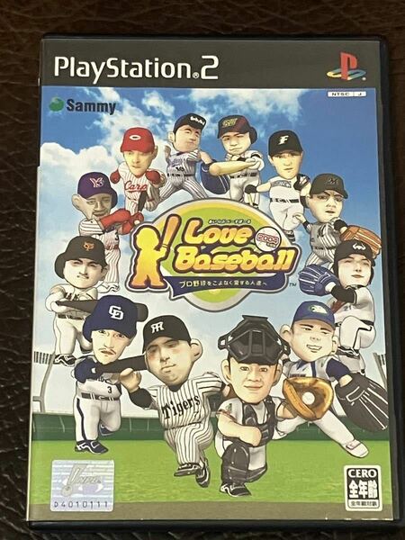 ★ 送料無料 PS2 野球 ★ アイラブベースボール プロ野球をこよなく愛する人たちへ I Love Baseball 動作確認済 説明書付き ★