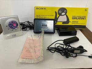 #4806　未検品　SONY WALKMAN WM-FX808 ラジオカセットプレーヤー ソニー ウォークマン　 SHARP シャープ ＭＤ-ＳＴ700 MD