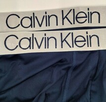 【Lサイズ】Calvin Klein(カルバンクライン) ボクサーパンツ ネイビー 2枚セット メンズボクサーパンツ 男性下着 NP2213O_画像3