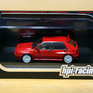 美品 ■絶版品■【hpi-racing】1/43 ランチア デルタ HF インテグラーレ エヴォルツィオーネII レッドの画像1