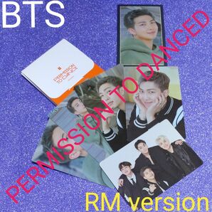 ◆BTS◆PTD MINI PHOTO CARD【4枚Set ＋message card】RMversion CASE付き