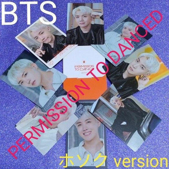 ◆BTS◆PTD MINI PHOTO CARD【5枚Set ＋2枚＋message card】ホソクversion CASE付き