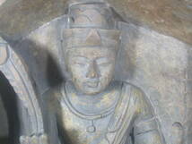 仏教美術 ガンダーラ 仏像　 木製彫刻像 　時代彫刻　仏教 彫刻 特大60cm インド 東南アジア 中国時代_画像5