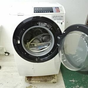 '17年製 HITACHI 日立 ビッグドラム ドラム式洗濯機 BD-SV110AR 電気洗濯乾燥機 11kg 2017年製 右開き 風アイロンの画像2