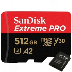 マイクロSDカード SDXC Extreme Pro 512GB 新品未開封