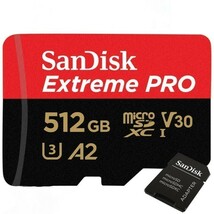 マイクロSDカード SDXC Extreme Pro 512GB 新品_画像1