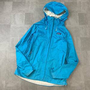 patagonia パタゴニア スクープ ナイロンパーカー レディース Mサイズ ブルー アウトドア キャンプ