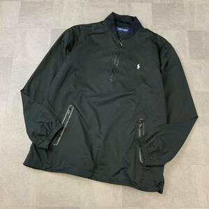 POLO GOLF Ralph Lauren ポロゴルフ ラルフローレン ハーフジップ スイングトップ ジャケット メンズ Mサイズ ブラック