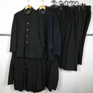 メンズ 学ラン 学生服 学生ズボン 夏ズボン4枚 大きいサイズ 無地 1円 中古 制服 学生服 埼玉浦和東高校 セット 詰合わせ 39CS-377 DF