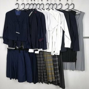 セーラー服 ブレザー ジャケット イートン ブラウス スカート ジャンスカ 1円 中古 佐賀清和高校 鵬翔高校 セット 詰合わせ 39CS-409 DF