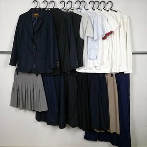 一般 コスプレ ジャケット ベスト ブラウス スカート キュロット 1円 中古 学生服 イーストボーイ 豊野中学 セット 詰合わせ 39CS-439 DF