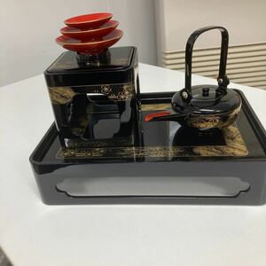 【送料無料】龍作 輪島塗 屠蘇器 盃 共箱 酒器