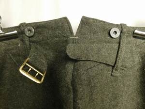 10s20s30s Vintage military U.S.M.C U.S.MARINECORPS marine ko-p back sinchi attaching wool pants slacks navy 