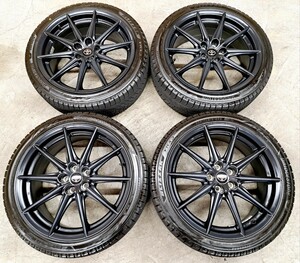 【ほぼ新品】トヨタ GR86 RZ 純正 ホイールタイヤ 2022 ブリヂストン ブリザックVRX3 225/40R18 最新スタッドレス 7.5J 100 スバル BRZ