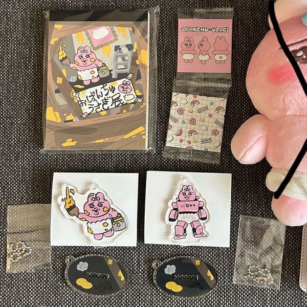 おぱんちゅうさぎ展のグッズとオマケシール