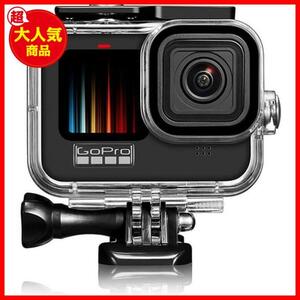 Gopro Hero 12 11 10 9 Black 専用 防水ケース 60m 水深ダイビング 防水 防塵 保護ハウジングGoPro Hero11 アクションカメラ