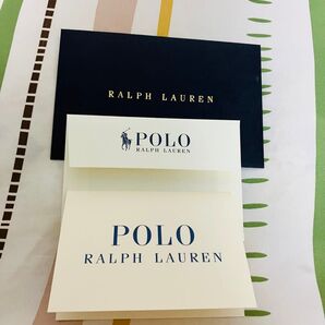 【ラルフローレン/polo】メッセージカード・封筒付!誕生日や送別会等、プレゼント用のメッセージカードにどうぞ!