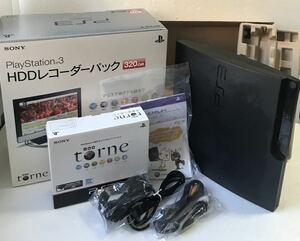 1円スタート　美品　プレイステーション3 レコーダーパック 320GB チャコール・ブラック CEJH-10017