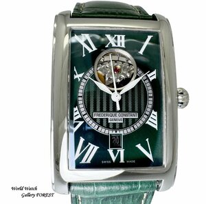[Константа Frederick ☆ Classic Calle Heart Beat] Япония 200 Ограниченные подержанные мужские часы Automatic Wrap Green Dial FC-315DGS4C26