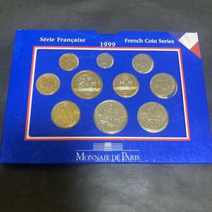 フランス ボックス BU 1999 - 10 フラン コイン 美品 ア415